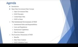 مجلس الخنجي يتناول موضوع الابعاد الاقتصادية للبيانات الحكومية المفتوحة