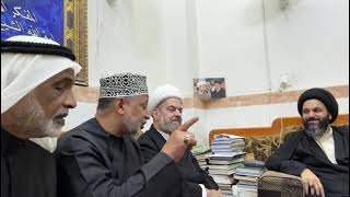 عقيل اللواتي بحضرة سماحة العلامة الشيخ مهدي القرشي وسماحة السيد محمود الوداعي – النجف الأشرف 1447 هـ